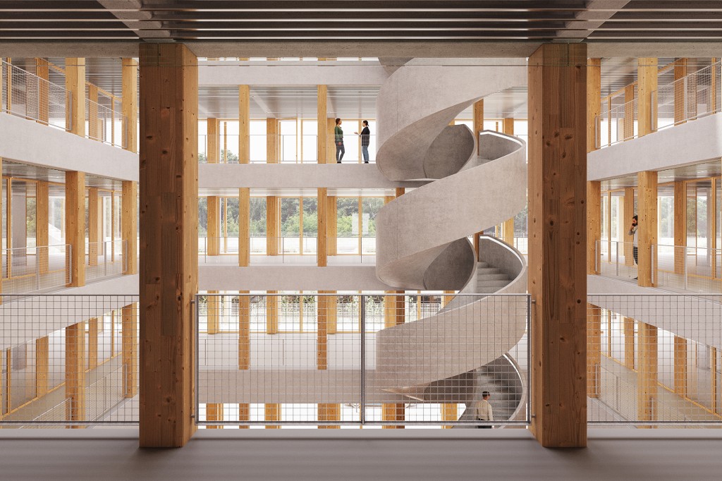 Passive offices and silo car park bureaux-parking-silo-saint-jacques-lande-chapeau