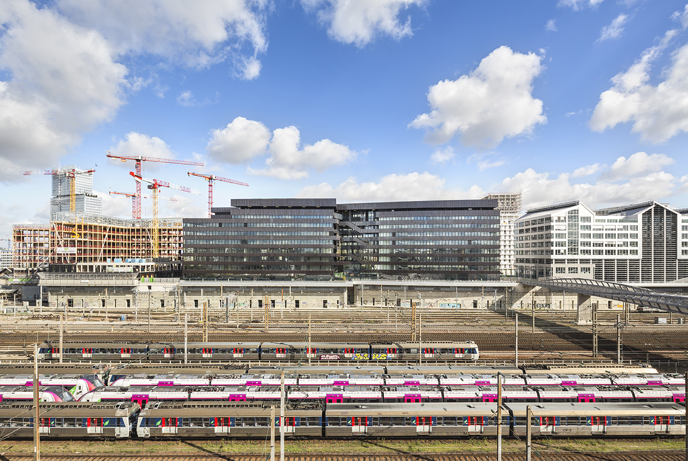 Bureaux en bordure des rails, quartier Clichy-Batignolles bureaux-clichy-batignolles-13