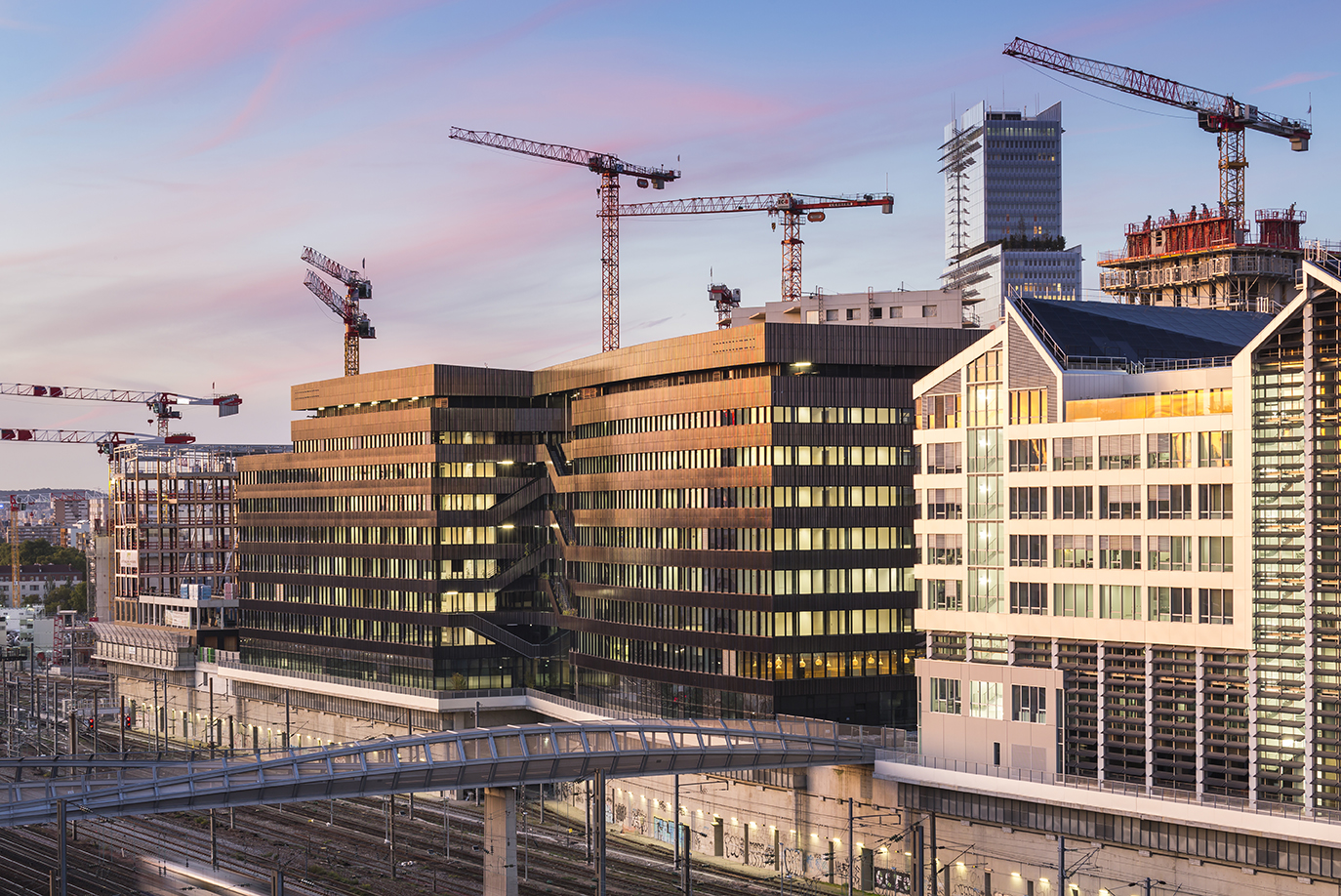 Bureaux en bordure des rails, quartier Clichy-Batignolles bureaux-clichy-batignolles-17