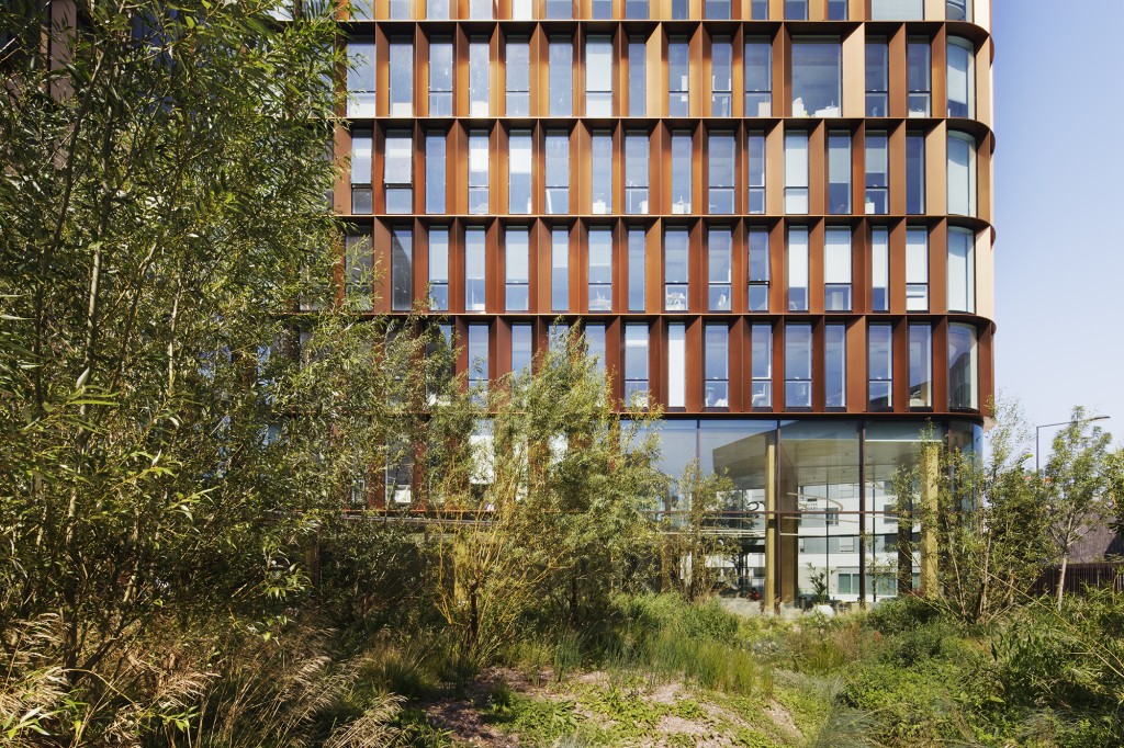 Offices in structural wood, Montjoie district bureaux-montjoie-saint-denis-chapeau