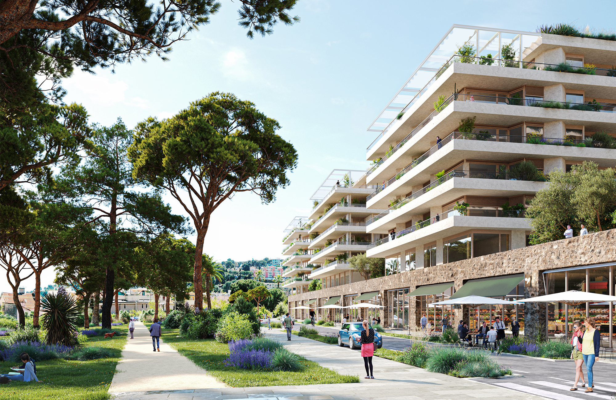 Housing and activities, Carnolès district logements-carnoles-roquebrune-05
