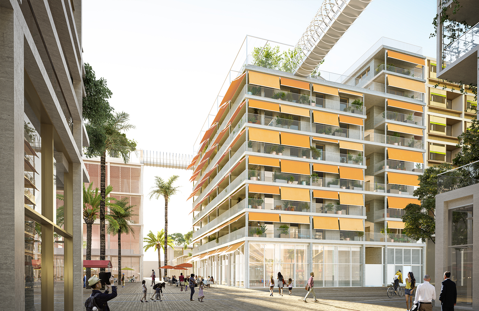 Logements et activités, quartier Méridia logements-quartier-meridia-nice-03