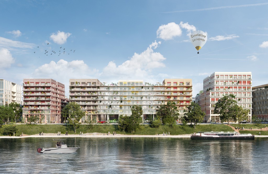 Housing in a river ecodistrict logements-ecoquartier-fluvial-ile-saint-denis