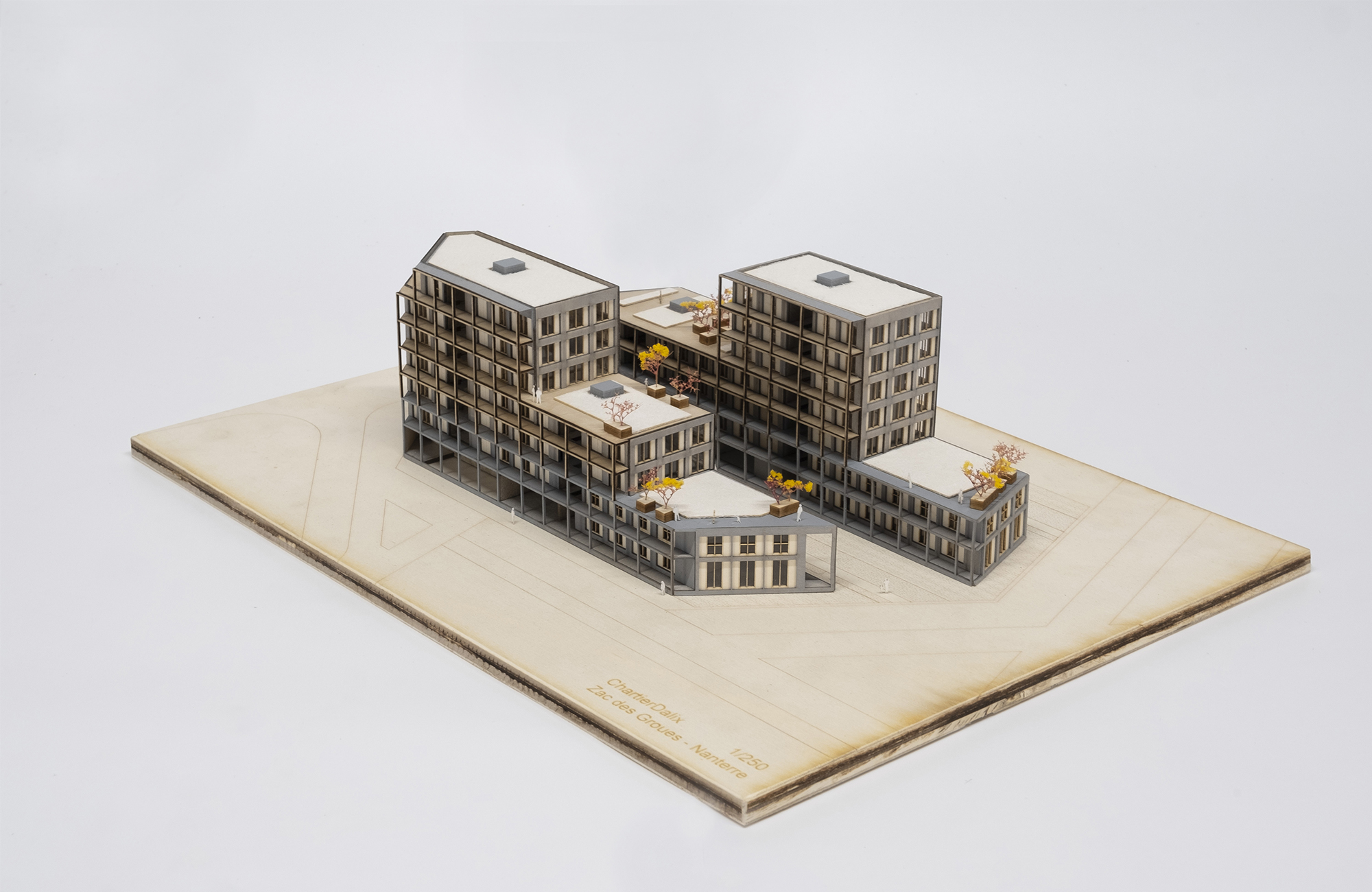 Townhouses, Les Groues district logements-traversants-quartier-groues-nanterre-05