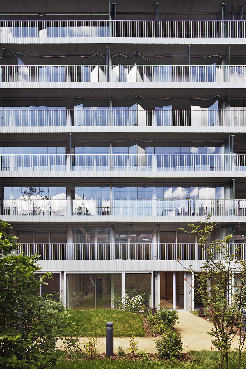 Collective housing in rue Damrémont logements-rue-damremont-22