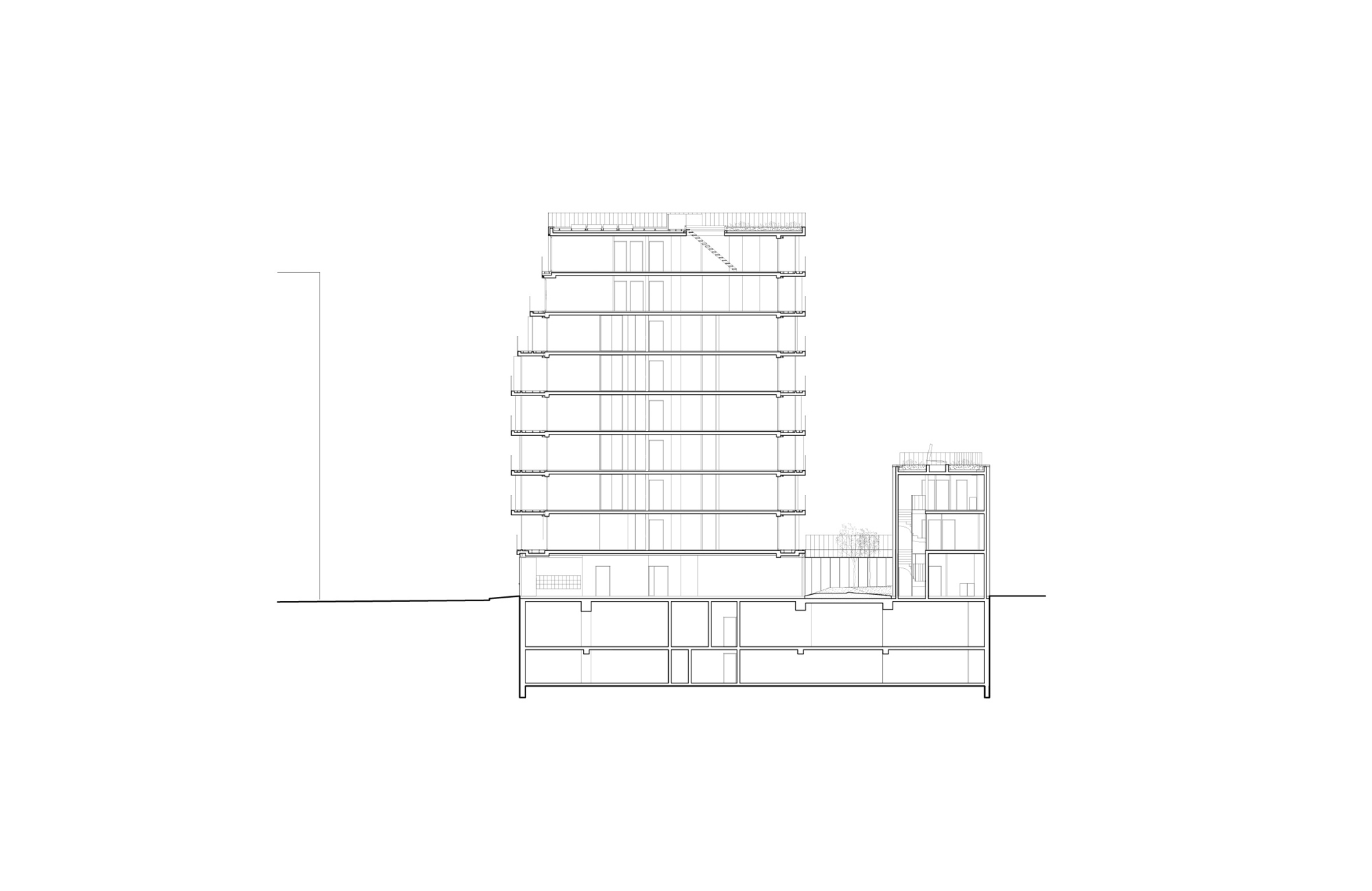 Collective housing in rue Damrémont logements-rue-damremont-40