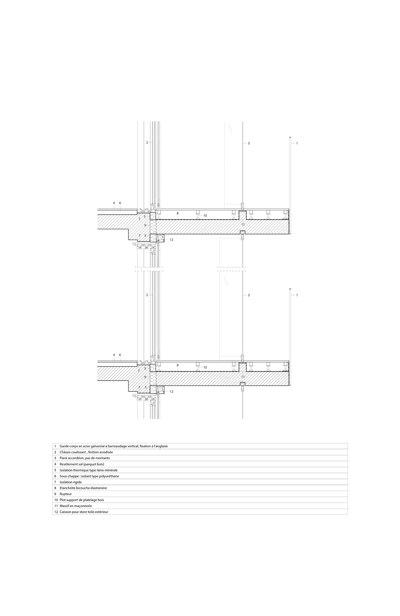 Collective housing in rue Damrémont logements-rue-damremont-43