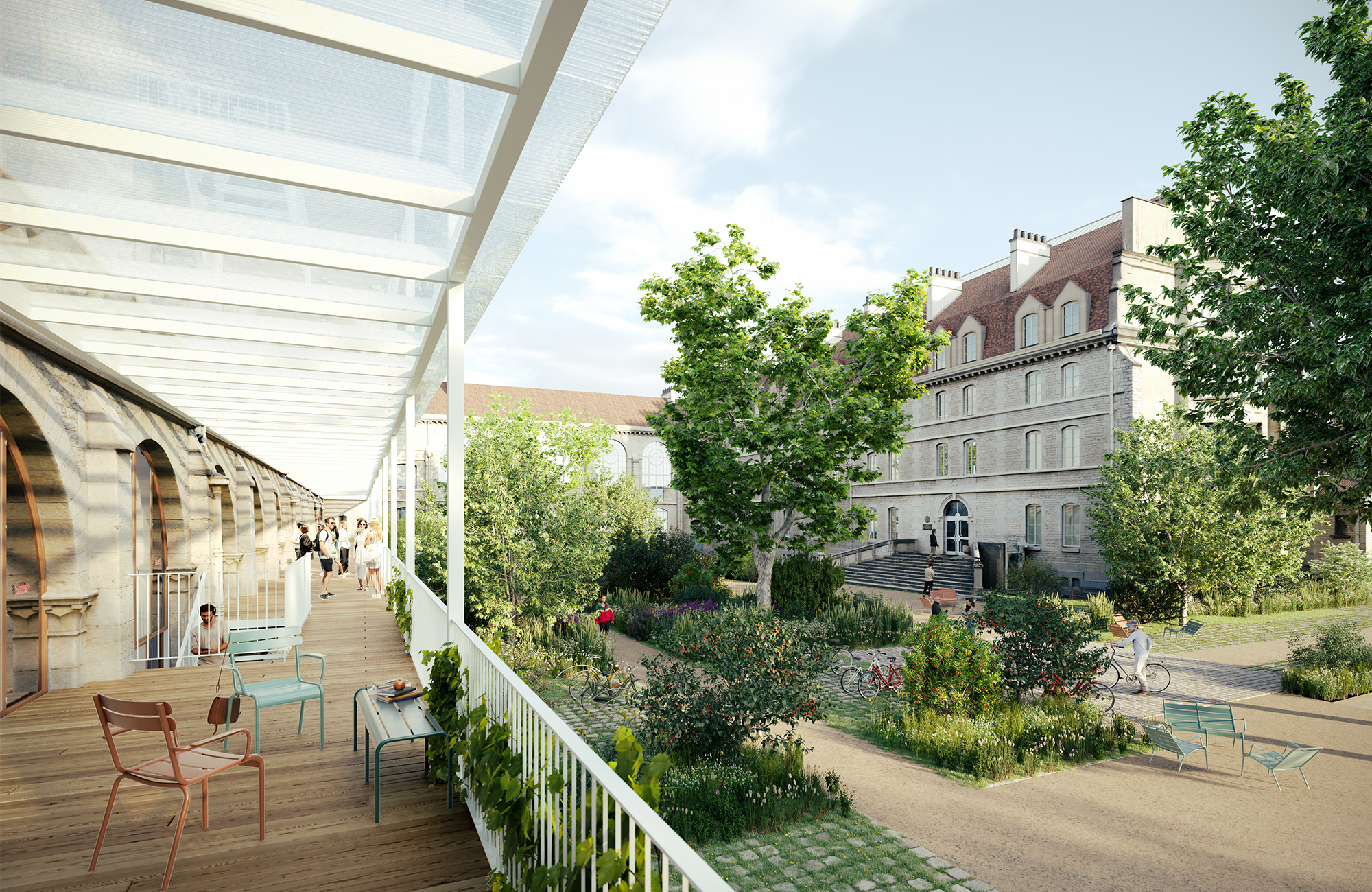 Transformation of the Dijon-Maret site into a university campus metamorphose-site-dijon-maret-01