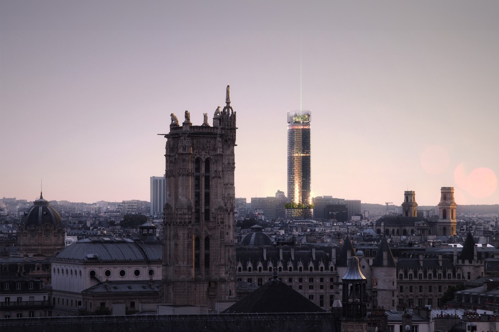Métamorphose de la Tour Montparnasse, Nouvelle AOM metamorphose-tour-montparnasse-chapeau4
