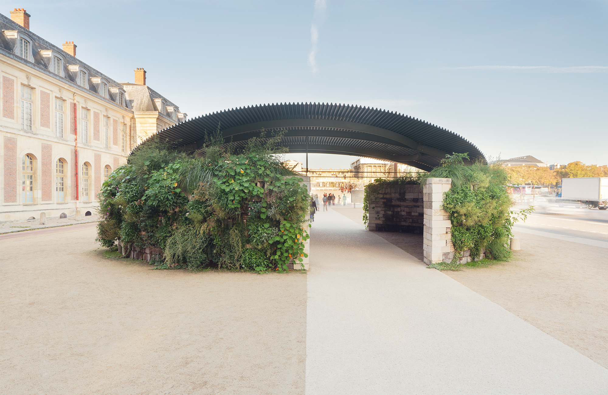 Exhibition pavilion, architecture and landscape Biennial of Île-de-France 2022 pavillon-bap-versailles-08