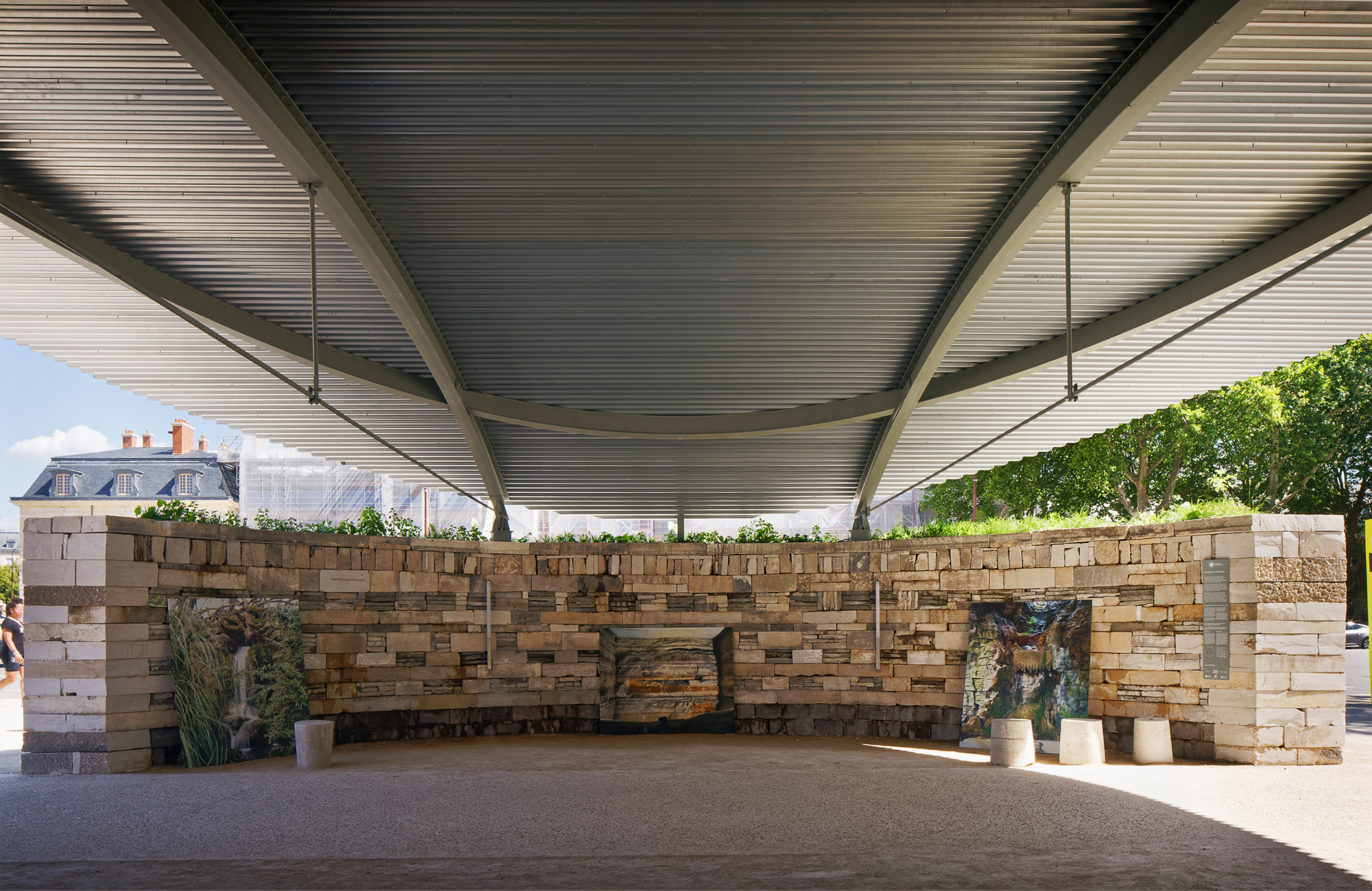 Exhibition pavilion, architecture and landscape Biennial of Île-de-France 2022 pavillon-bap-versailles-10