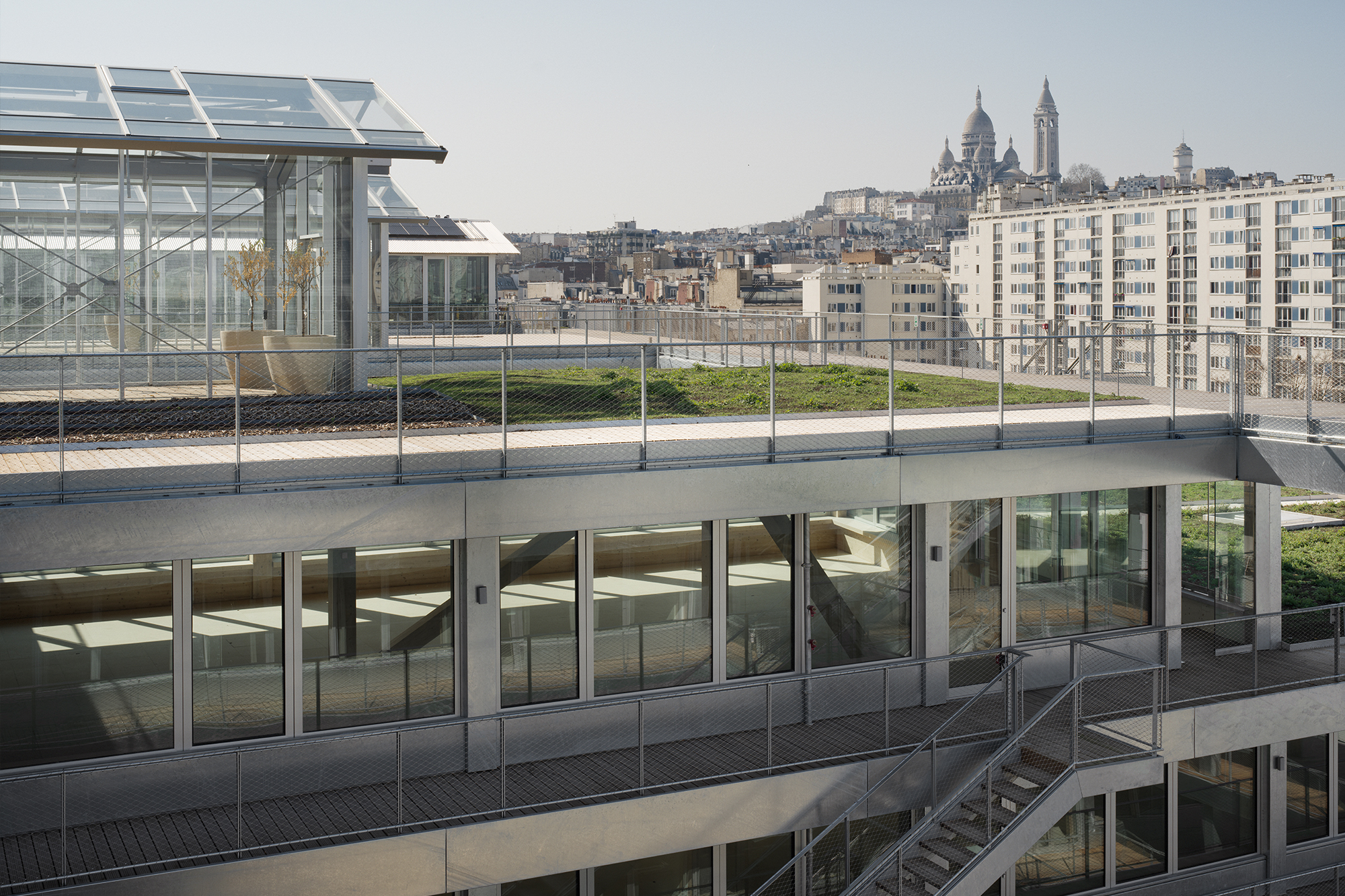 Mixed-use project with timber-frame extension, rue des Poissonniers projet-mixte-bois-poissonniers-53