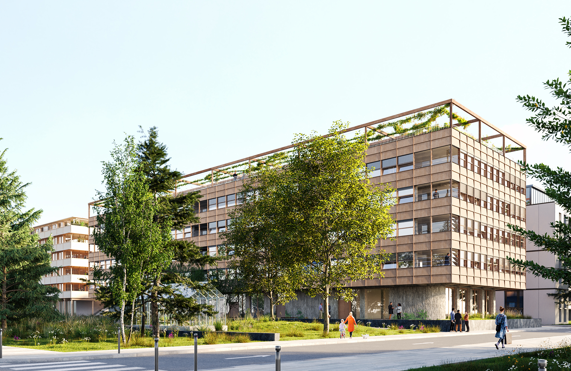 Réhabilitation d’un bâtiment et construction d’un bâtiment neuf, secteur Saint-Serge rehabilitation-construction-saint-serge-angers-05
