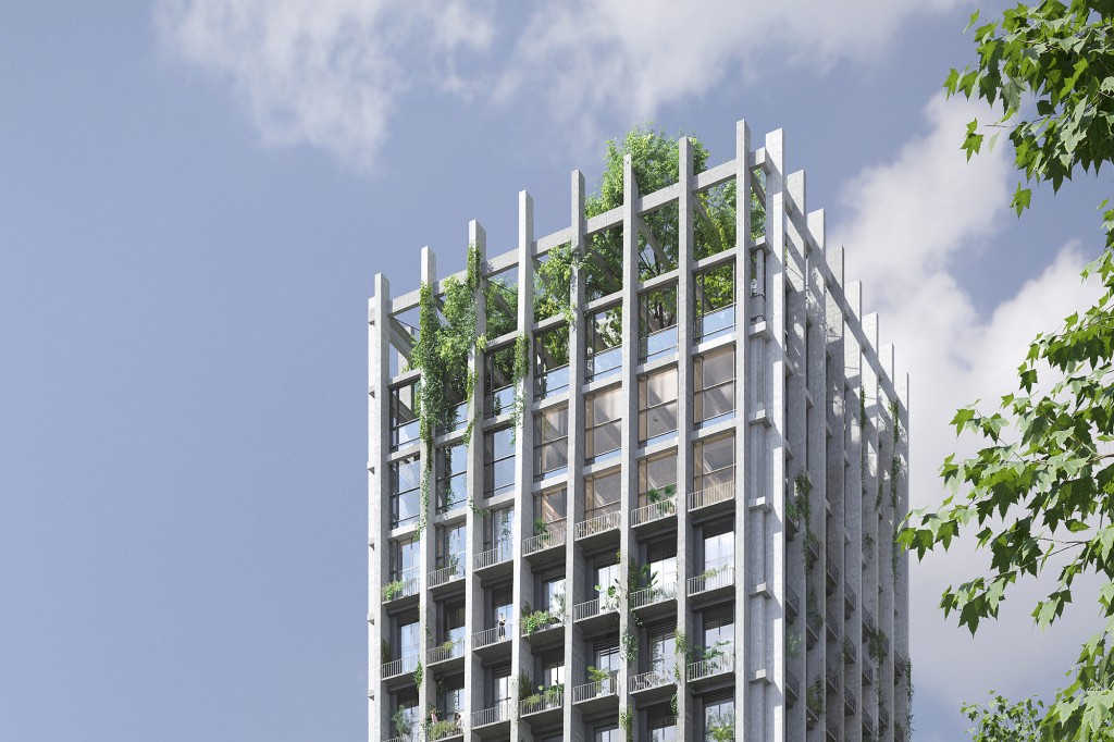 Transformation de la tour Guillot-Bourdeix, Nouvelle AOM transformation-tour-circ-lyon-chapeau-3