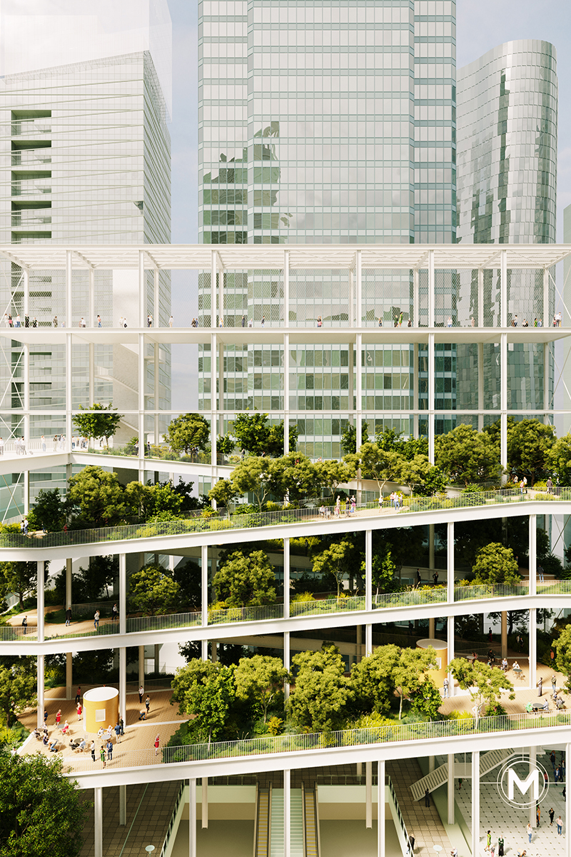 Making a System, urban concept process on the La Défense district faire-systeme-la-defense-09